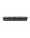 LANBERG Patch Panel 48port 2U 19inch kat.6 UTP czarny - nr 11