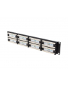 LANBERG Patch Panel 48port 2U 19inch kat.6 UTP czarny - nr 12
