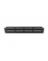 LANBERG Patch Panel 48port 2U 19inch kat.6 UTP czarny - nr 15