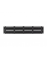 LANBERG Patch Panel 48port 2U 19inch kat.6 UTP czarny - nr 26
