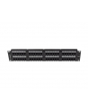 LANBERG Patch Panel 48port 2U 19inch kat.6 UTP czarny - nr 4