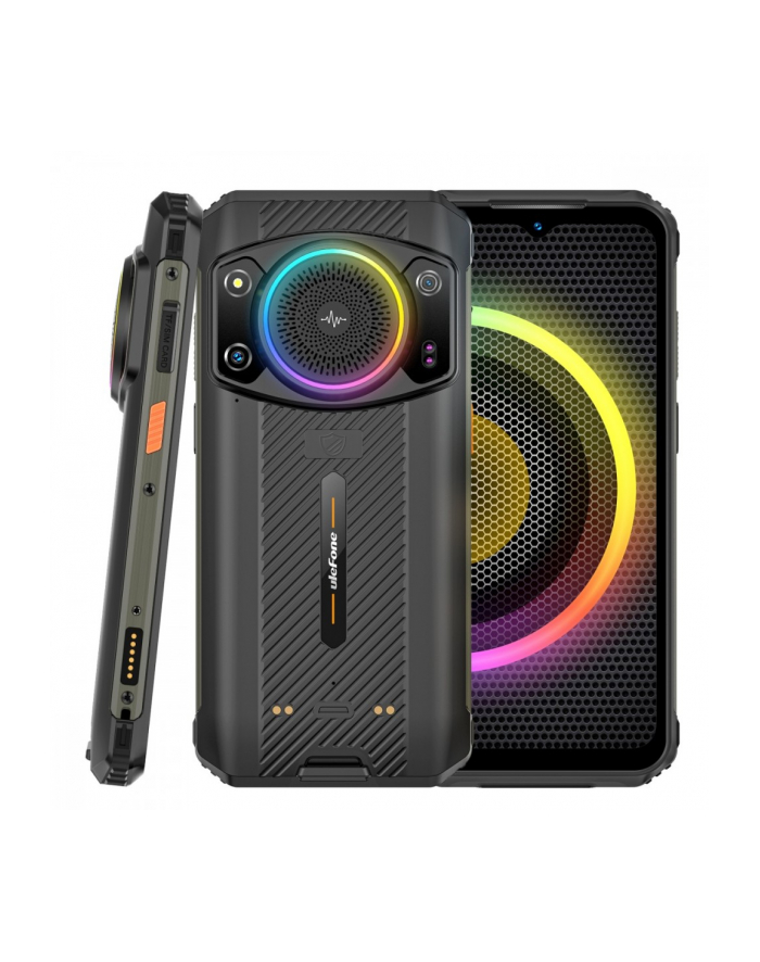 ulefone Smartfon Armor 21 8/256GB IP68/IP69K 9600 mAh DualSIM głośnik RGB Czarny główny