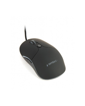 GEMBIRD Mysz USB z podświetleniem 6 przycisków czarna