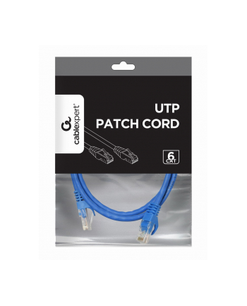 GEMBIRD Patch cord kat.6 UTP 1.5m niebieski