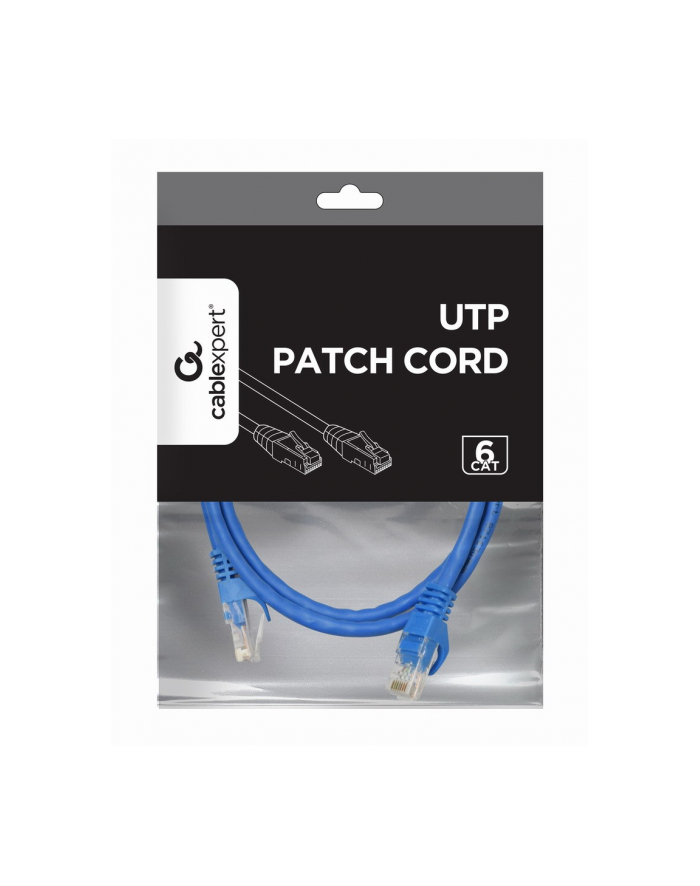 GEMBIRD Patch cord kat.6 UTP 1.5m niebieski główny