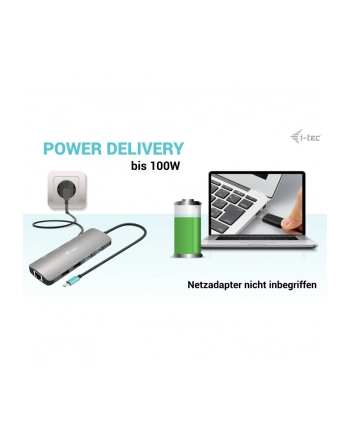 i-tec Stacja dokująca USB-C Metal Nano 2x HDMI Display + Power Delivery 100W