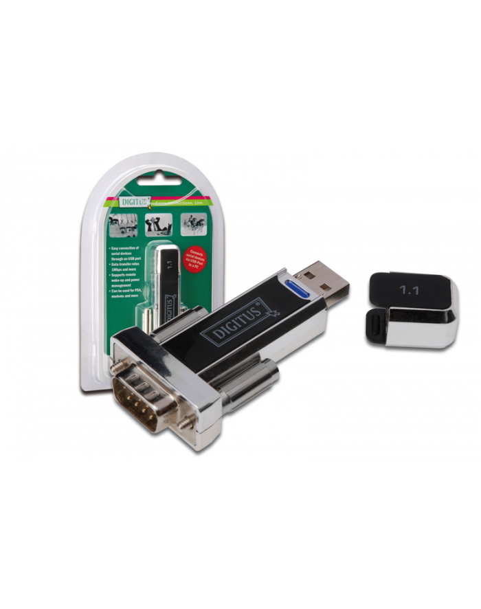 Konwerter USB1.1 / RS232 Serial (DB9M) PL-2303HX główny