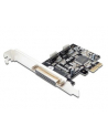 Kontroler PCI-Express 2xserial DB9 COM RS232, 1xparallel DB25 LPT - nr 4