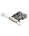 Kontroler PCI-Express 2xserial DB9 COM RS232, 1xparallel DB25 LPT - nr 5