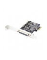 Kontroler PCI-Express 2xserial DB9 COM RS232, 1xparallel DB25 LPT - nr 6