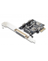 Kontroler PCI-Express 2xserial DB9 COM RS232, 1xparallel DB25 LPT - nr 8