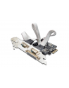 Kontroler PCI-Express 2xserial DB9 COM RS232, 1xparallel DB25 LPT - nr 10