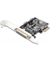 Kontroler PCI-Express 2xserial DB9 COM RS232, 1xparallel DB25 LPT - nr 11