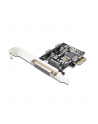 Kontroler PCI-Express 2xserial DB9 COM RS232, 1xparallel DB25 LPT - nr 19