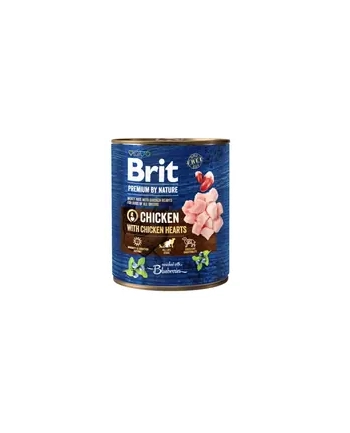 Brit Premium By Nature Chicken'amp;Hearts 800g