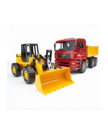 no name MAN TGA wywczerwonyka z ładowarką BRUD-ER nr 1