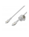 BELKIN KABEL USB-A TO LTG OPLOT, SILICONE, 3M Black - nr 4