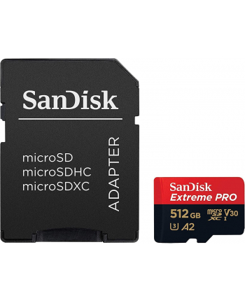 SANDISK EXTREME PRO microSDXC 512GB 200/140 MB/s A2 nr 2