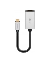 goobay USB adapter, USB-C plug > HDMI socket (Kolor: CZARNY/silver, 15cm) - nr 1