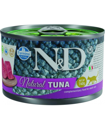 FARMINA N'amp;D CAT NATURAL Tuńczyk 140g