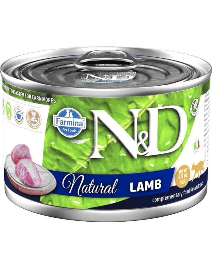 FARMINA N'amp;D CAT NATURAL Jagnięcina 140g główny