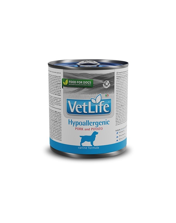 FARMINA VET LIFE NATURAL DIET DOG HYPOALLERGENIC PORK'amp;POTATO 300g główny