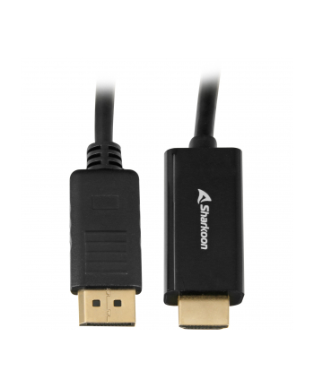 Sharkoon Displayport 1.2 to HDMI 4K Black 2m ACTIVE 4Kx2K 60hz cable adapter