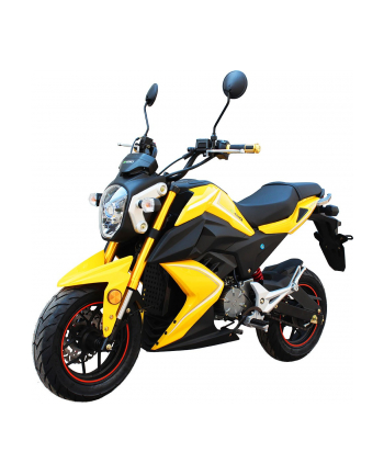 Motorower elektryczny E-MIO Vento żółty moc 2300W, prędkość 45 km/h, zasięg 60 km