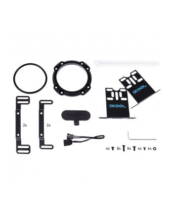 Alphacool Core 200 Aurora reservoir D5/VPP acetal/acrylic (Kolor: CZARNY)