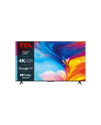 Telewizor 58''; TCL 58P635 (4K UHD HDR DVB-T2/HEVC Google TV)