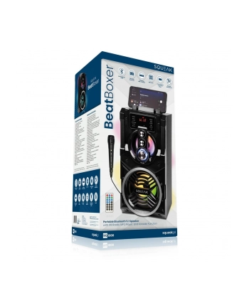SQUEAK BEATBOXER BLUETOOTH 51 SPEAKER - GŁOŚNIK BLUETOOTH Z KARAOKE, RADIO FM, MICROSD, AUX I USB SQ1000 nr 2