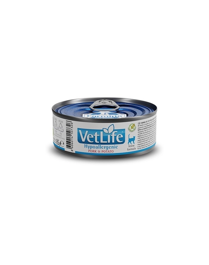 FARMINA VET LIFE NATURAL DIET CAT HYPOALLERGENIC PORK'amp;POTATO 85g główny