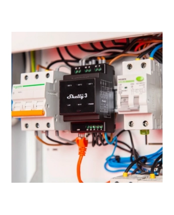 Shelly Pro 3, relay (Kolor: CZARNY, three channels) nr 1