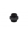 Alphacool icicle double nipple G1/4 AG to G1/4 AG, connection (Kolor: CZARNY, for soft hoses (PVC, silicone, neoprene)) - nr 10