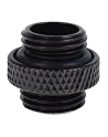 Alphacool icicle double nipple G1/4 AG to G1/4 AG, connection (Kolor: CZARNY, for soft hoses (PVC, silicone, neoprene)) - nr 6