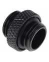 Alphacool icicle double nipple G1/4 AG to G1/4 AG, connection (Kolor: CZARNY, for soft hoses (PVC, silicone, neoprene)) - nr 7