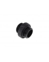 Alphacool icicle double nipple G1/4 AG to G1/4 AG, connection (Kolor: CZARNY, for soft hoses (PVC, silicone, neoprene)) - nr 9