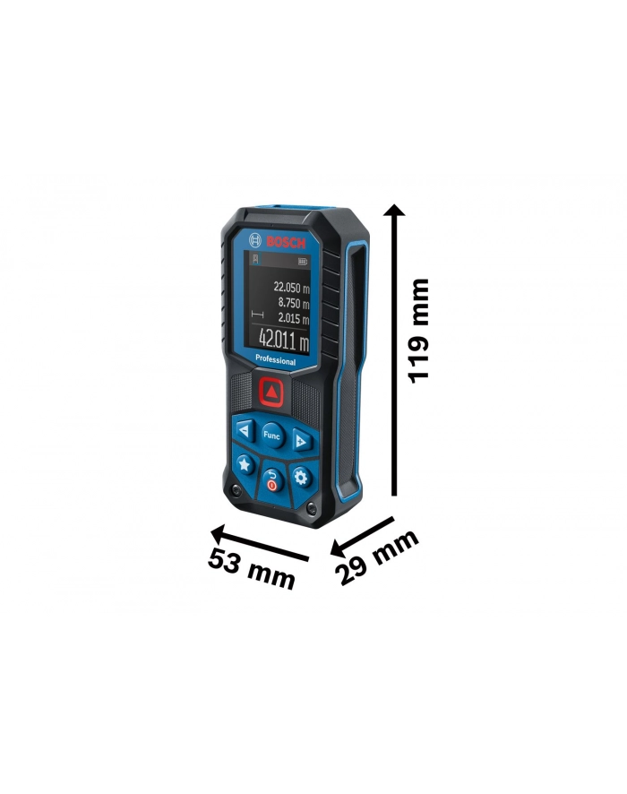 bosch powertools Bosch Laser rangefinder GLM 50-22 Professional (blue/Kolor: CZARNY, range 50m, red laser line) główny