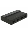 DeLOCK External USB 3.2 Gen 2 4 PortHub 10Gbps, USB Hub (Kolor: CZARNY) - nr 1