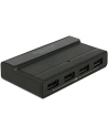 DeLOCK External USB 3.2 Gen 2 4 PortHub 10Gbps, USB Hub (Kolor: CZARNY) - nr 6