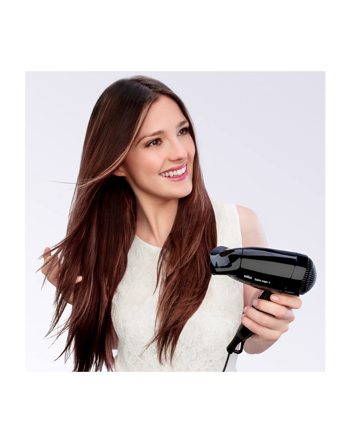 Braun Satin Hair 1 StyleandGo HD130, hair dryer (Kolor: CZARNY) główny