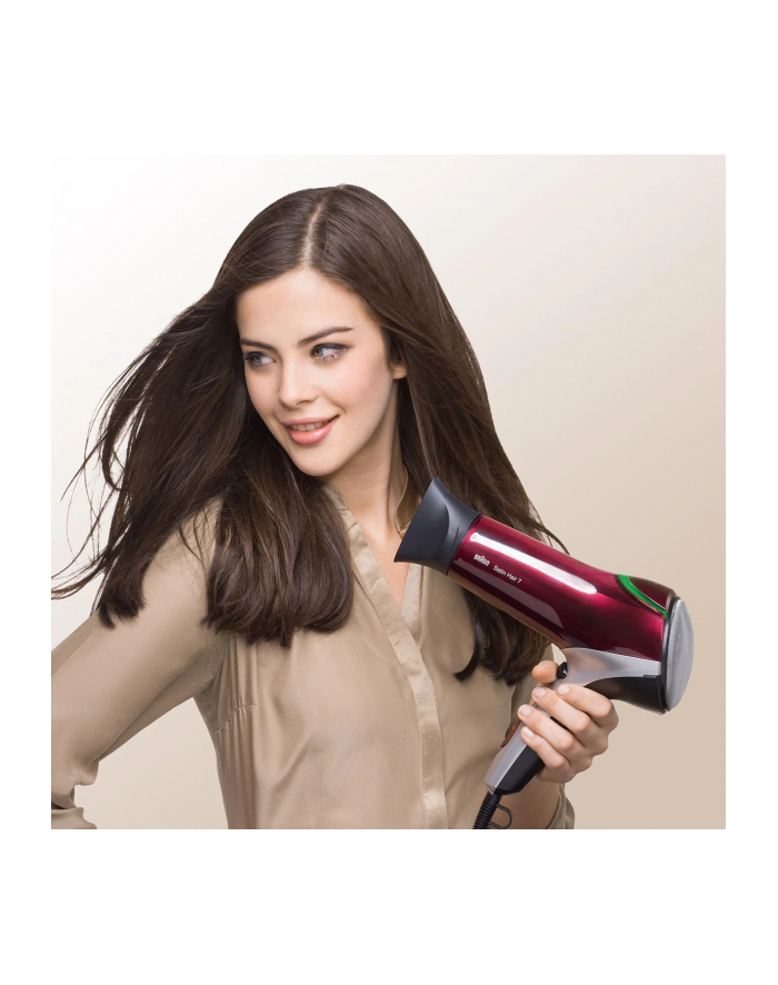 Braun Satin Hair 7 Color HD770, hair dryer (red/silver) główny