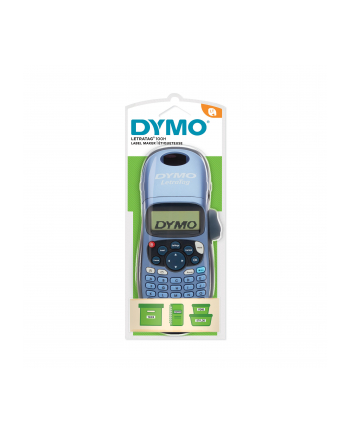 Dymo LetraTag LT-100H, labeling device (blue/Kolor: CZARNY, with ABC keyboard, 2174576)