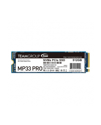Team Group MP33 PRO SSD - 512GB - M.2 - PCIe 3.0 x4