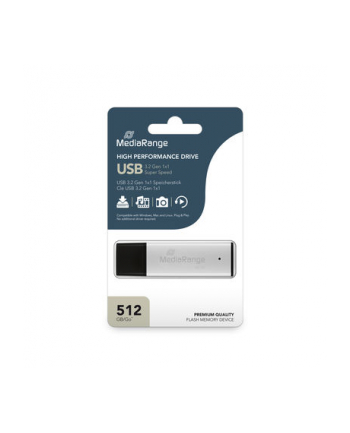 MediaRange High Performance 512 GB, USB stick (silver/Kolor: CZARNY, USB-A 3.2 Gen 1) nr 2
