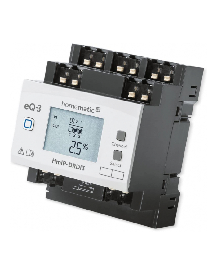 Homematic IP dimming actuator for DIN rail mounting - triple (HmIP-DRDI3), dimmer główny