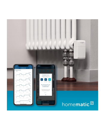 Homematic IP radiator thermostat compact - 2 (HmIP-eTRV-C-2), heating thermostat