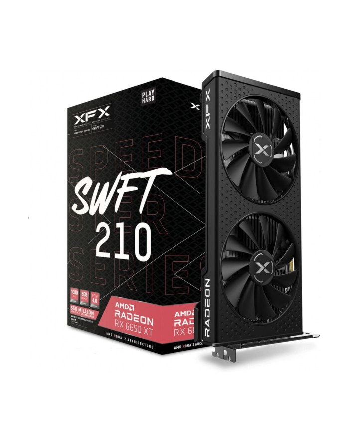 XFX Radeon RX 6650 XT Speedster SWFT 210 Core Gaming, graphics card (RDNA 2, GDDR6, 3x DisplayPort, 1x HDMI 2.1) główny