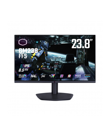 Cooler Master GM238-FFS - 24 - LED - FullHD, IPS, VRR, 144Hz panel, Kolor: CZARNY