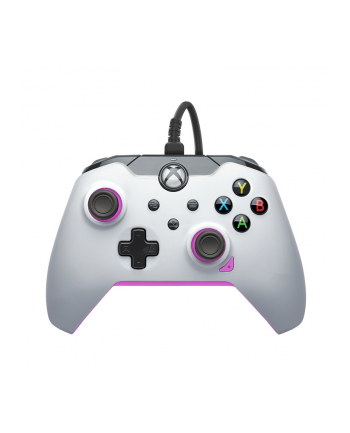 PDP Wired Controller - Fuse White, Gamepad (Kolor: BIAŁY/purple, for Xbox Series X|S, Xbox One, PC)